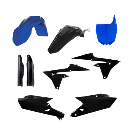 Kit Plastiche Completo Acerbis Nero-Blu - Yamaha YZ 450F 2014-2017