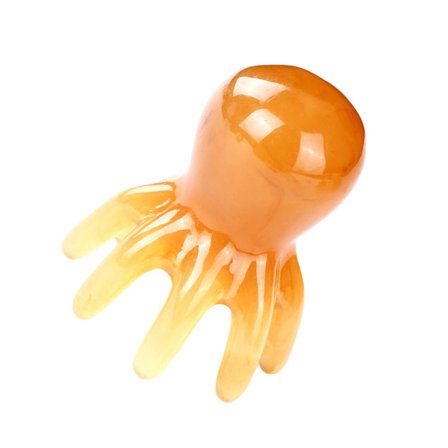 Bærbar harpiks hovedbundsmassagekam Gua Sha hovedbundsmassagekam Håndholdt Gua Sha massageværktøj til ryg, nakke og hoved