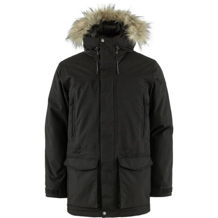 Fjällräven Men's Nuuk Lite Parka in Black/Schwarz, Primaloft | Size: 2XL
