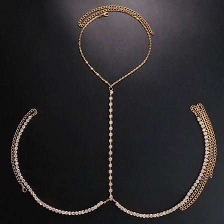 BH Body Chain Rhinestone Body Chain GULL