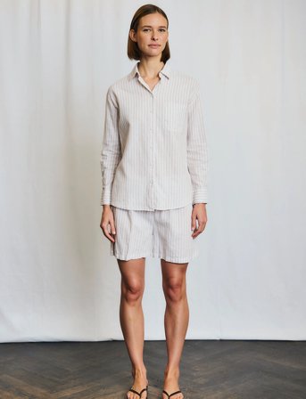 Bruun & Stengade Bs Aglaia Regular Fit Shirt - Cream - 38