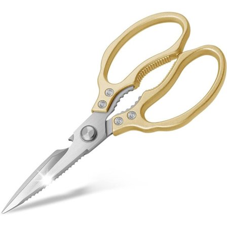 Køkkensaks, kraftig køkkensaks, multifunktionel saks i rustfrit stål