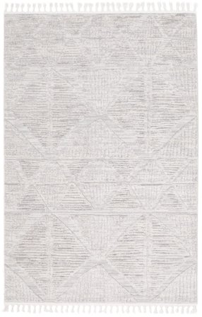 Geometryczny Cruz Jasnoszary Oeko-Tex Dywan