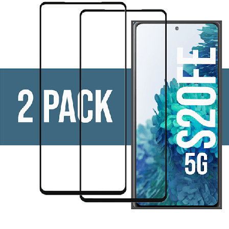 2-Pack Samsung Galaxy S20FE - Härdat Glas-9H -Super kvalitet 3D