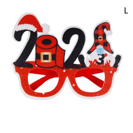Jul Filt Glasögon Fotorekvisita God Jul Dekor För Ho