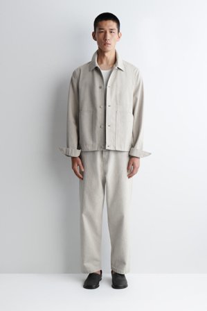 COS Men's Dome Straight-Leg Jeans in Beige