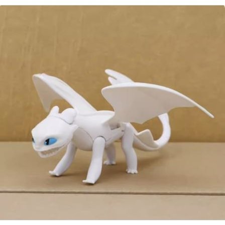 Näin koulutat lohikäärmeesi 3 - Mustavalkoinen lohikäärme - Mallilelu