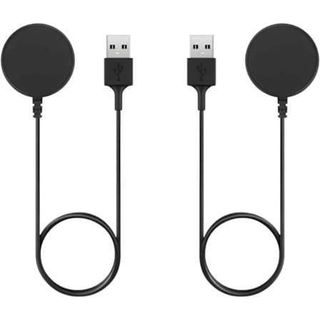 [2-pak, 1 meter] Oplader til Samsung Galaxy Watch 7/6/6 Classic/5/5 Pro/Ultra/FE, Galaxy Watch 4/3/Active 2/Active Hurtigopladning