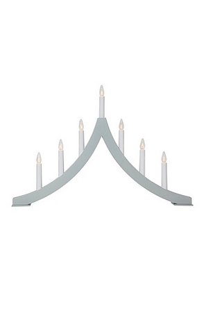 Jotex - El-lysestage Grå - PAGOD - Køb Adventslysestager hos Jotex