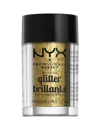 NYX Professional Makeup Face & Body Glitter - Gold - 15.4 G