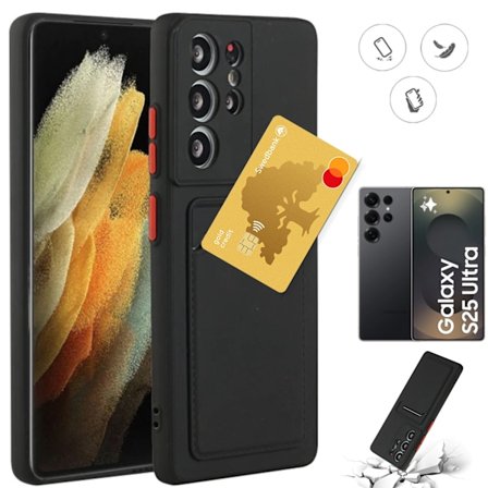 Samsung Galaxy S25 Ultra cover mobilcover kortholder slot sort