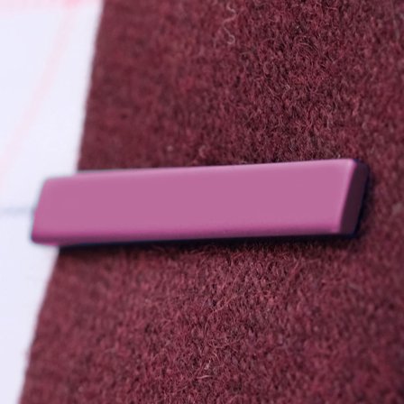 Purple Square Short Tie Clip for Men - Tie clips for skinny ties