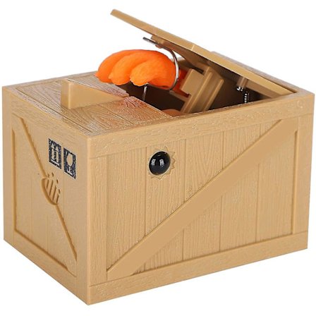 Pengar Bank Automatisk Mynt Spargris Stjäla Mynt Katt Box Pengar Spargris Leksak