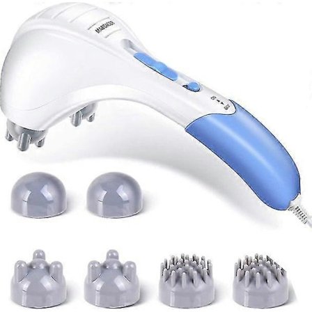 Elektrisk Håndholdt Dobbelthodet Dypvev Perkusjonsmassasjeapparat