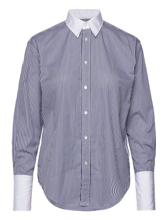 Polo Ralph Lauren | Extended-Cuff Striped Cotton Shirt | 34