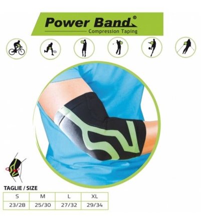 Orione Gomitiera Con Taping Integrato Power Band Nero XL