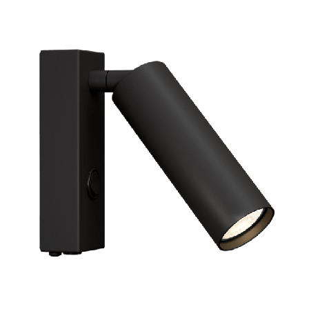 Herstal Vägglampa Pipeline Lampor Unisex Svart