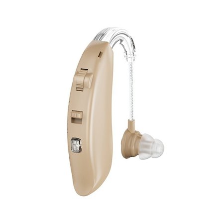 Hörselapparater 1-pack Uppladdningsbara Brusreducerande Äldre Khaki