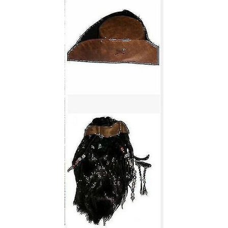 Pirates Of The Caribbean Cosplay Kostym Film Jack Sparrow Cosplay Full Set Kostym Klub Halloween Party Show Outfit-WELLNGS