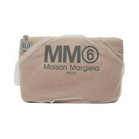 MM6 Maison Margiela, Toilet Bags Beżowy, Kobieta, Rozmiar: ONE Size