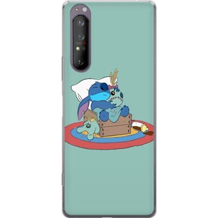 Sony Xperia 1 II L pin kyv kuori Stitch nukkui hyvin