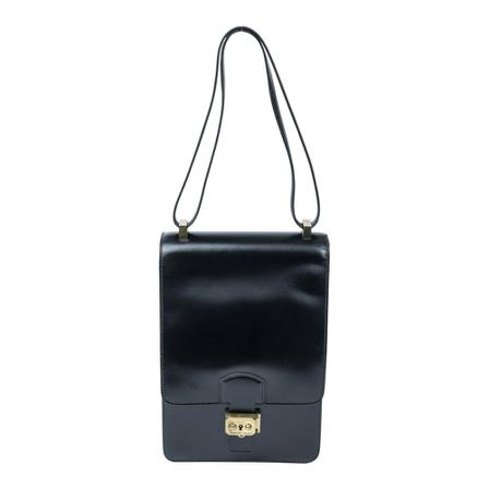 Hermès Vintage Pre-owned Vintage Box Sac A Depeche , Zwart , Dames , Maat: ONE Size Vintage Tassen