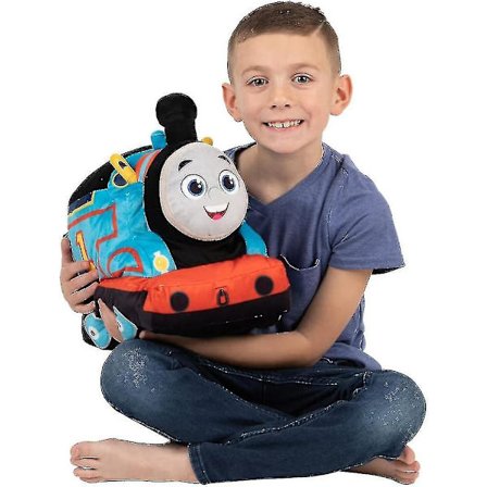 Thomas & Friends Lokomotiv Toggkjøretøy Barn Sengetøy Supermyk Plysj Kosepute Buddy, (offisiell Thomas & Friends Produkt) Type2 Boris