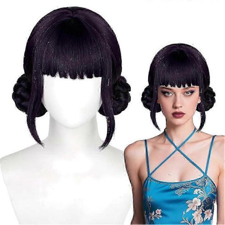 Demon Hunter Kostyme Rumi Parykk Rumi Cosplay Parykk Anime Zoey Mira Parykk Dame Langt Rett Hår Tilbehør - Perfet