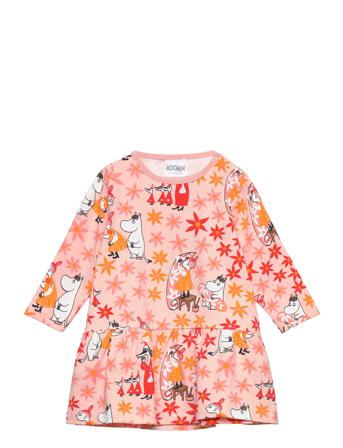 Wallpaper Dress Dresses & Skirts Dresses Baby Dresses Long-sleeved Baby Dresses Multi/mønstret Martinex*Betinget Tilbud
