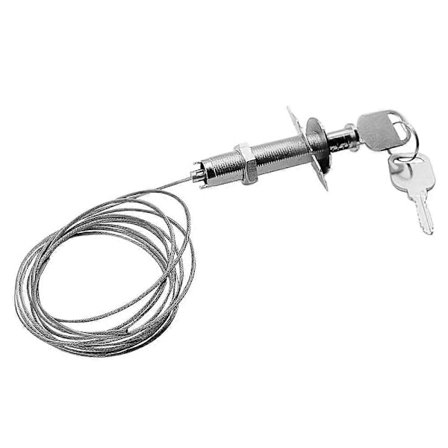 Nødlås for garasjeport - Trekktau-lås, kjerne, manuell lås, utløser, gardindør-lås