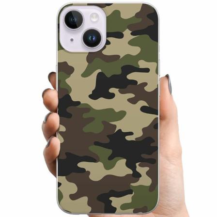 Apple Iphone 14 Plus Tpu Mobilskal Woodland Camo