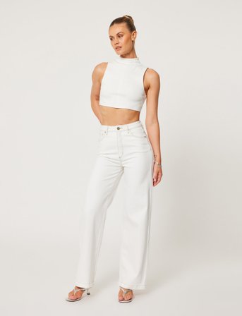 ABRAND 94 High Wide Coconutcoconut - Cream - 32