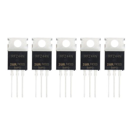 5 st IRFZ44N TO220 IRFZ44NPBF 55V / 49A Rak TO-220 NMOS FET IRFZ44 IC Ny