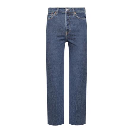Re/Done, Wide Jeans Blauw, Dames, Maat:W25