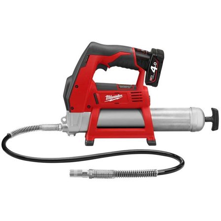Milwaukee M12 GG-401B Smøresprøyte med batteri og lader, Maskiner
