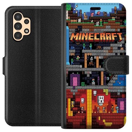 Yhteensopiva Lompakkokotelo Samsung Samsung Galaxy A13 Minecraft
