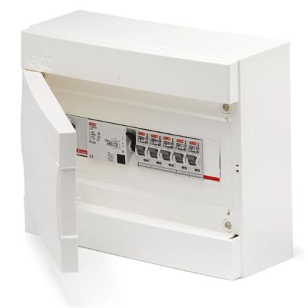 Garo NUP 113 Sentralapparat Ferdigkoblet, IP31 1 x 13 moduler, Elfordeling & strømforsyning