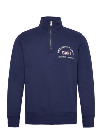 GANT | Printed Graphic Half Zip | M
