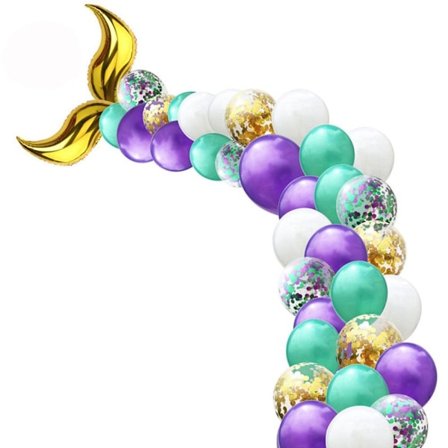 Mermaid Tail Balloon Arch Balloons Garland 3 3