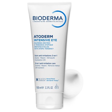 BIODERMA Atoderm Intensive Eye Trattamento quotidiano 3 in 1 per palpebre irritate 100ml - Tratt.viso 24 ore lenitiva