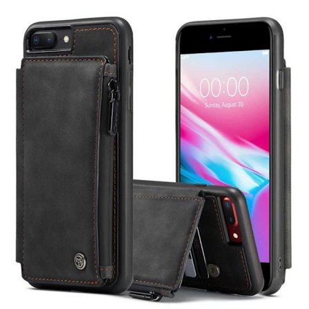 iPhone 8 Plus Cover Kortholder & Lynlås 5-RUMMET CaseMe Flippr