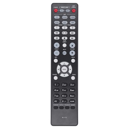 TV-fjärrkontroll ersättning för DENON RC‐1173/PMA‐720AE/PMA‐520AE/DCD‐720AE/DCD‐520AE