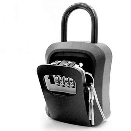 Nøgleskab/Nøgleskjuler med kodelås Black