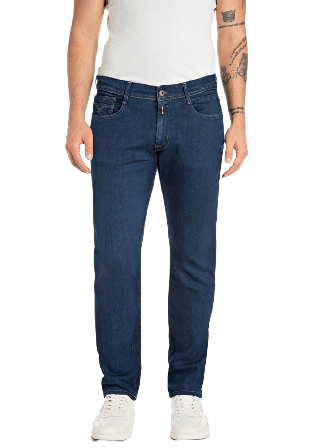 Replay Rocco Straight Fit Jeans Herr Blå W33/L32