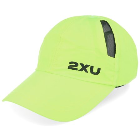 2XU - Zelená unconstructed Kšiltovka - Run Cap Volt/Black Dad Cap @ Hatstore