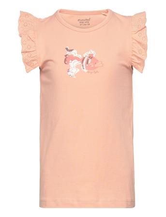T-Shirt Ss T-shirts Short-sleeved Korall Minymo*Betinget Tilbud
