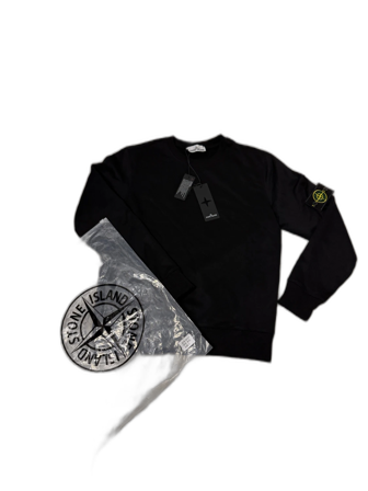 Svart sweatshirt från Stone Island