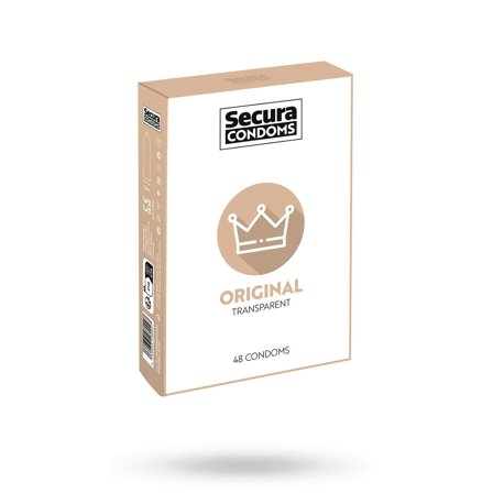 Secura: Original Transparent 48 pcs Condoms
