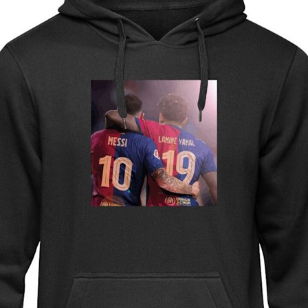 Barn Hoodie Lamine Yamal VS Messi