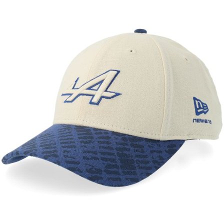 New Era - Motor Beige adjustable Keps - Alpine F1 26 Heritage Linen 9FORTY M-crown Stone/Navy Adjustable @ Hatstore